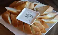 baguette and dill sauce