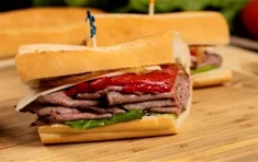 roast beef & caramelized onions Roast Beef & Caramelized Onions